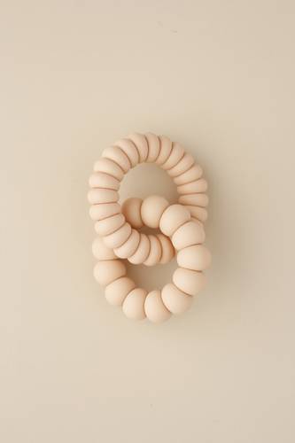 Silicone Freezer Teether - Peach