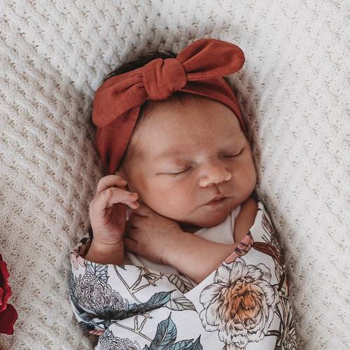 Topknot Headband - Deep Rust