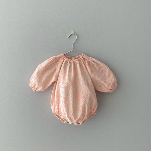 Espoir Bodysuit | Floral Orange