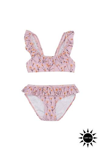 Alicia Bikini | Dawn Pink, AOP Buttercup