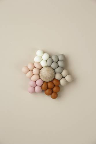 Silicone + Wood Star Teether - Lilija