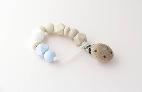 Mini Pacifier Holder - Moon Light