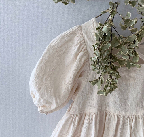 Jacquard Dress | Cream