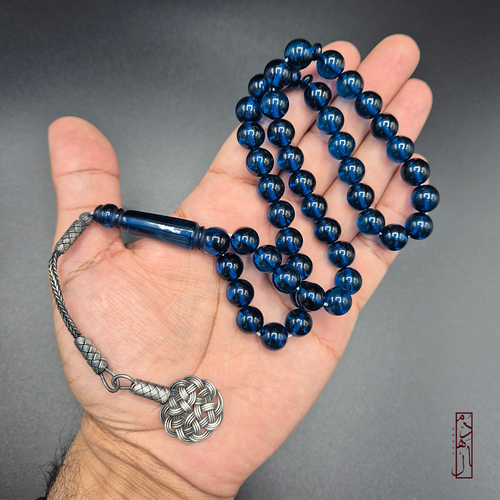 بكلايت بلجيكي ازرق شفاف 📿