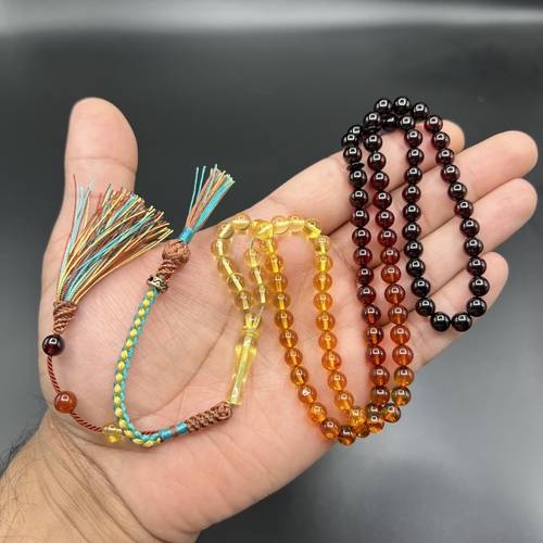 كهرمان طبيعي مدرج 📿