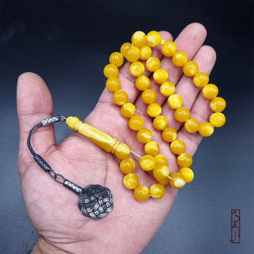بكلايت بلجيكي اصفر معرق 📿