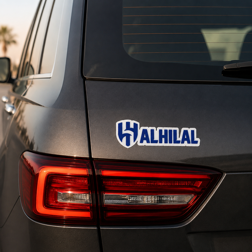 ستيكر الهلال ثلاثي الأبعاد  مقاوم للماء والخدش