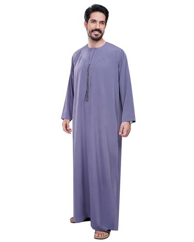 ثوب بوليستر عماني كم طويل موديل 24000