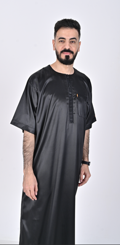 Galabeya - mitlak - half sleeve - Al-Qalaa - colored