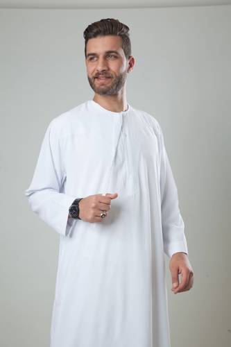 Omani polyester long-sleeved dress, model 61000