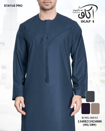 ثوب  برو اماراتي كم مطرز رجالي موديل 164-24000