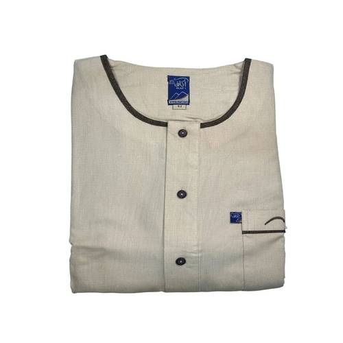 Men's high-quality linen jellabiya, half-sleeve, model 631