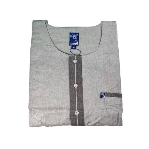 Men's high-quality linen jellabiya, half-sleeve, model 563