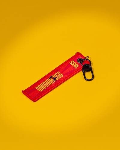  Cloth keychain red (Small)
