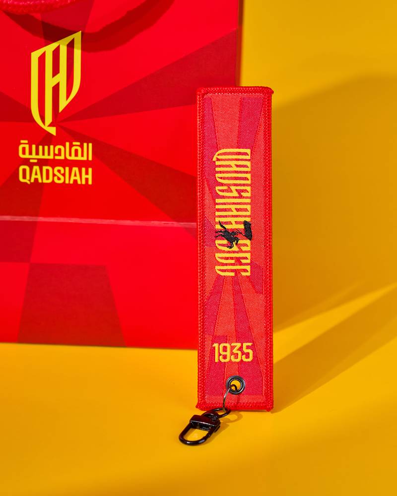 Cloth keychain red (Large)