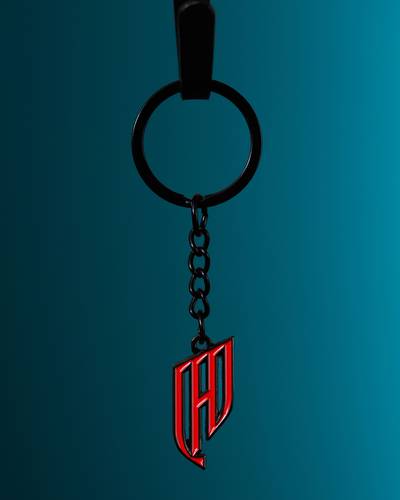 Qadsiah crest keychain red