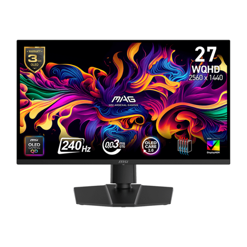 Monitor MSI Gaming MAG 273QP QD-OLED X24 QHD, 240Hz