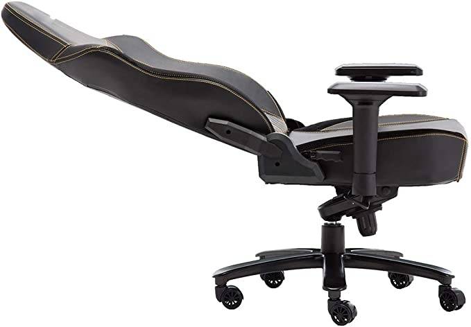 كرسي ألعاب من داتا زون بتصميم مريح مع مقعد واسع ودعامة سميكة مبطنة،كرسي للمكاتب أيضا مع إمكانية إمالته 180 درجة, أسود