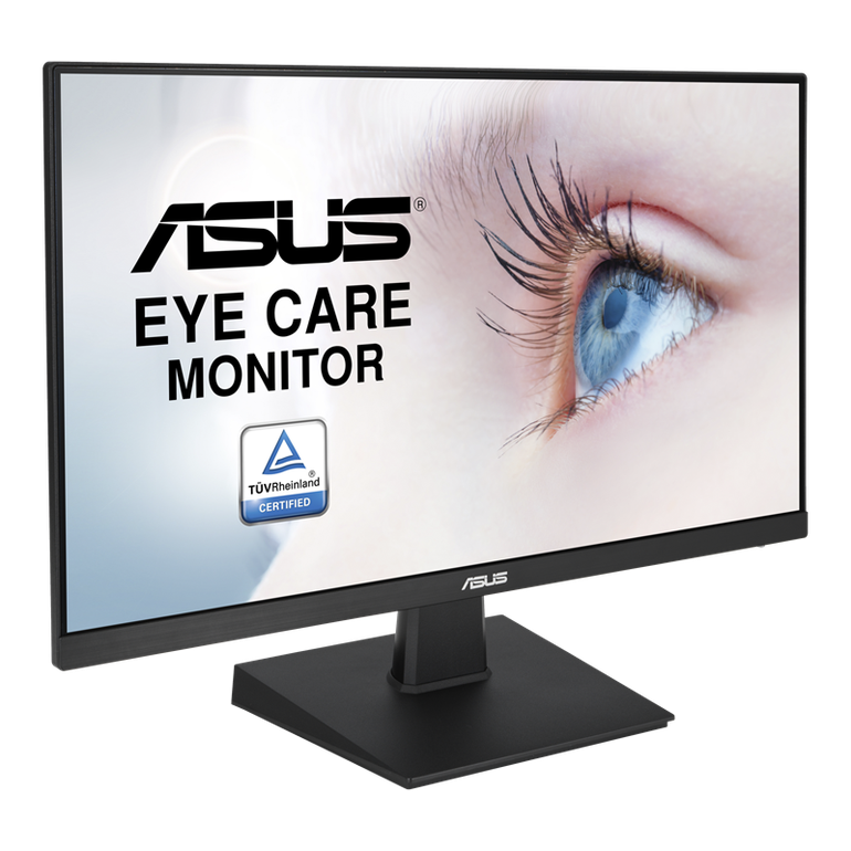 اسوس VA24EHE شاشة كمبيوتر 23.8  بوصة فل اتش دي،معدل التحديث 75هرتز، يمكن تركيبه على الحائط، تقنية العناية بالعين، خالية من الوميض وضوء أزرق منخفض, أسود