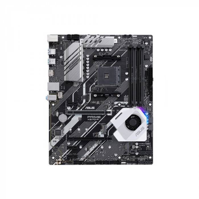 ASUS Prime AMD X570-P AM4 ATX motherboard with PCIe 4.0, 12 DrMOS power stages, DDR4 4400MHz, dual M.2, HDMI, SATA 6Gb/s, USB 3.2 Gen 2 and Aura Sync RGB header