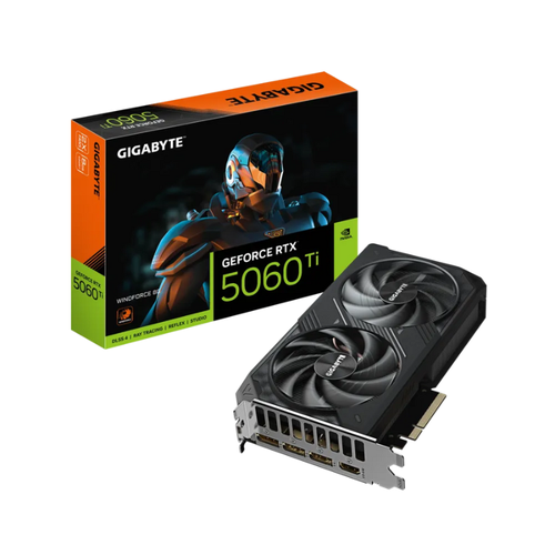 VGA GIGABYTE NVIDIA GEFORCE RTX 5060Ti, (GV-N506TWF2-8GD)
