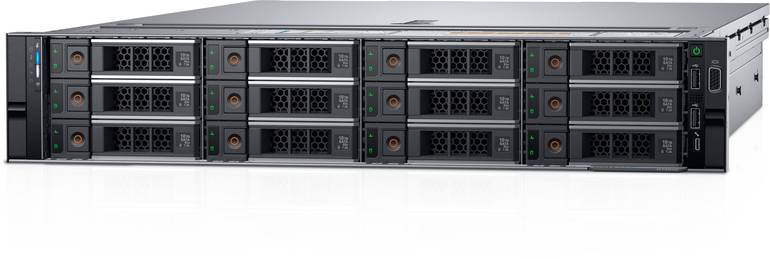 Dell PowerEdge Server R740 Rack Intel Xeon Silver 4208, (2X16) 32 GB Ram, 600 GB Hard Drive, PERC H330 RAID, DVD+/-RW ROM, iDrac9, Hot-plug Power Supply 1+1, 495W
