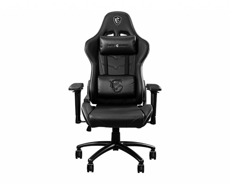 كرسي ألعاب ام اس اي ماج CH120 I, اطار فولاذي، مسند ظهر قابل للإمالة بالكامل 180 درجة، أسود