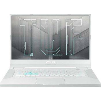 لاب توب اسوس TUF للألعاب FX517ZC انتل كور آي 7-12650H, الرامات 8 جيجا, سعة التخزين 512 جيجا اس اس دي, كرت الشاشة انفيديا RTX 3050 4GB, الشاشة 15.6 بوصه فل اتش دي, دوس, أبيض