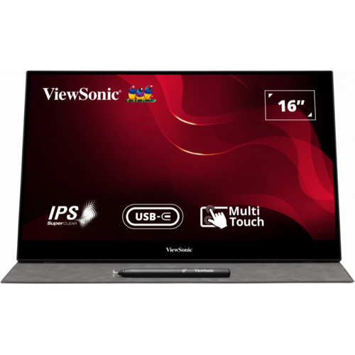 ViewSonic TD1655 16インチディスプレイ（タッチパネル） ViewSonic TD1655 Touch Portable Monitor, 16