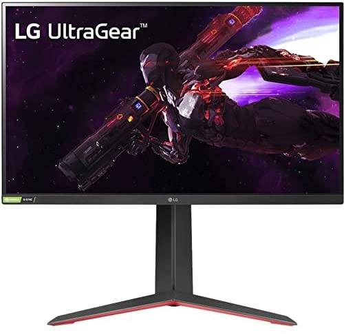 شاشة ألعاب إل جي 27GP850-B UltraGear كيو اتش دي 27 بوصة, نانو IPS, وقت الاستجابة 1 ملي ثانية, معدل التحديث 165Hz , تقنية الامالة المحوري, HDMI DisplayPort, FreeSync,  أسود