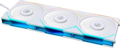 Lian Li UNI FAN TL 120 ホワイト 3個セット Lian Li UNI FAN TL LCD 120 WT 3pack 1.6インチ液晶