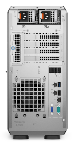 Dell PowerEdge  T350 Tower Server, Intel Xeon E-2314 2.8GHz, 8M Cache, 16GB UDIMM , 4TB 3.5 " Near SAS 7.2K Hot Plug, DVD, PERC H355 Raid Basic , Dos