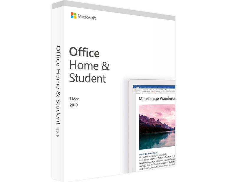 برامج مايكروسوفت أوفيس 2019 Home and Student يدعم نظام الويندوز والماك, انجليزي