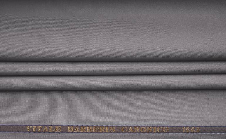 صوف إيطالي ١٠٠٪ من شركة VITALE BARBERIS S 110 الرصاصي 