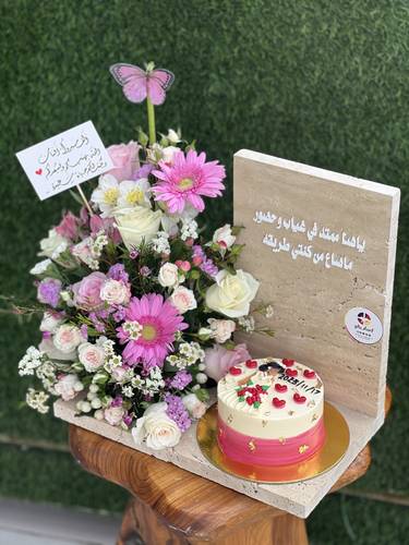كيك ورد 
