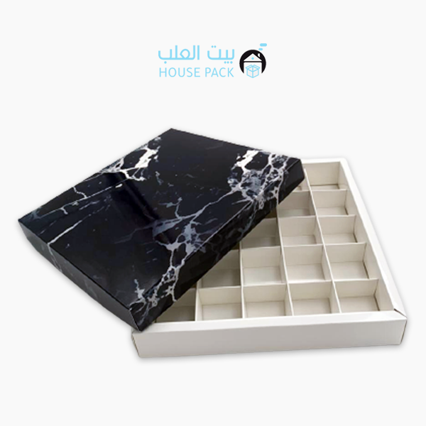 Luxurious marble-shaped boxes 25*25*4