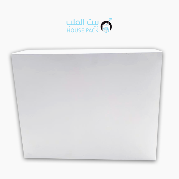 Luxury white rectangular boxes 24.5*30.5*6
