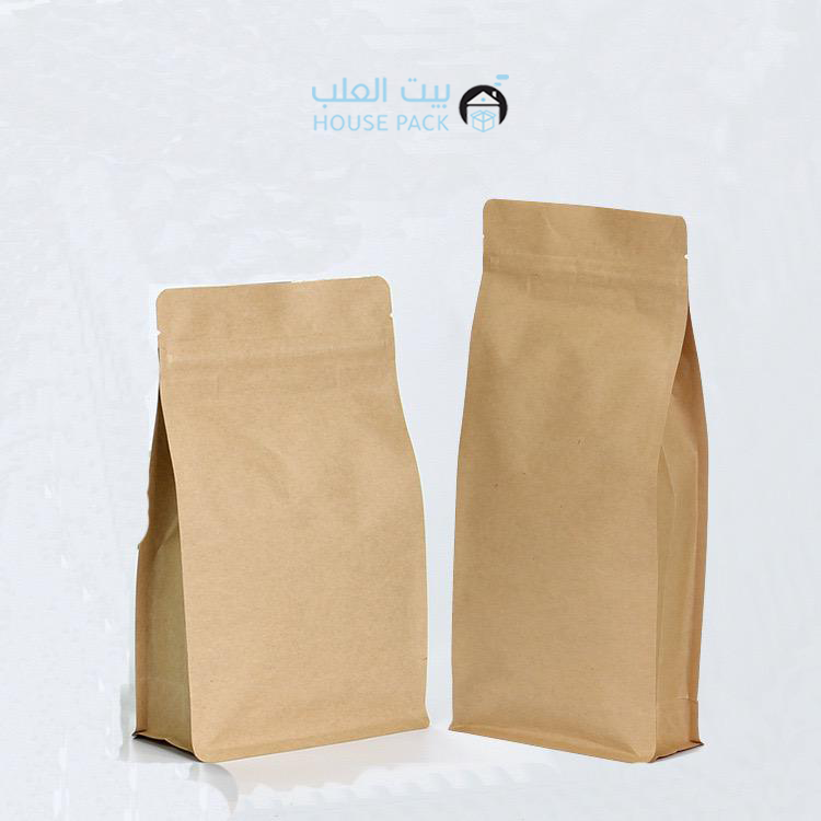 اكياس قهوة بني