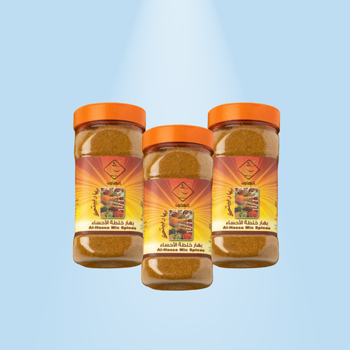 3 علب بهار خلطة الأحساء