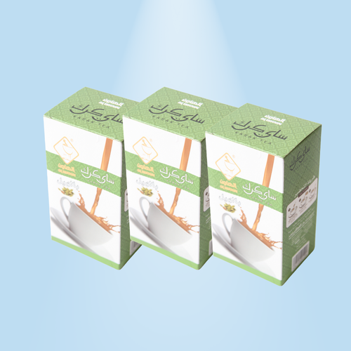 شاي كرك بالهيل 3 حبات
