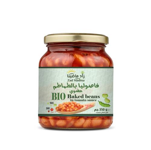 فاصوليا بالطماطم عضوي 