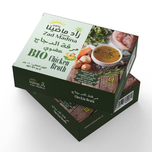 مرق الدجاح عضوي
