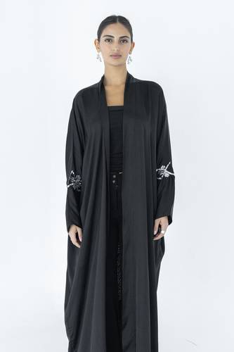 Black bisht naqda Abaya