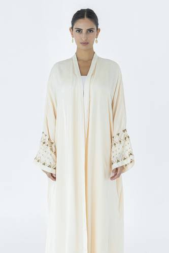 Creamy Abaya 