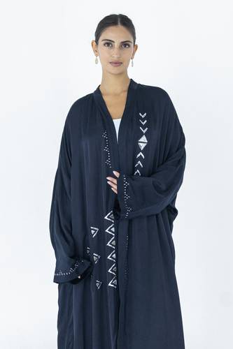 Dark Blue Abaya