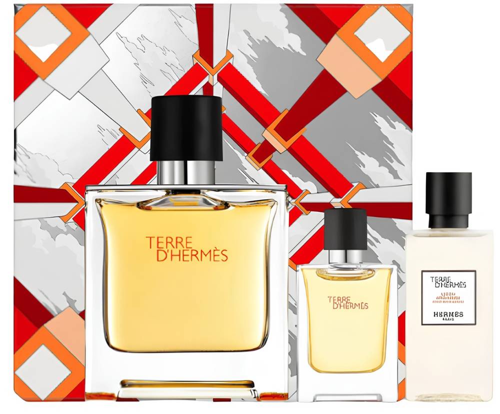 طقم عطر تيري هيرمس بيور برفيوم رجالي 3قطع -75مل