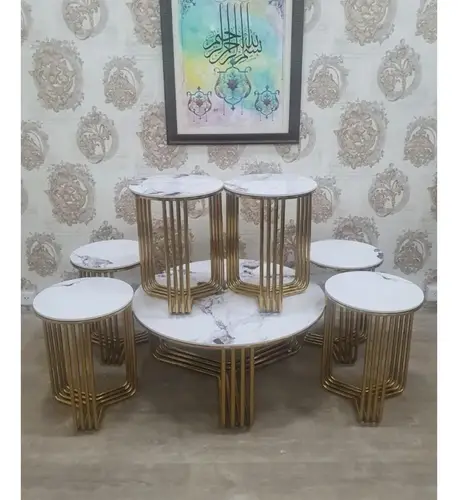 طقم طاولات سبع قطع  