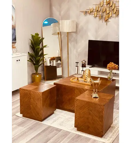 طقم طاولات ثلاث قطع
