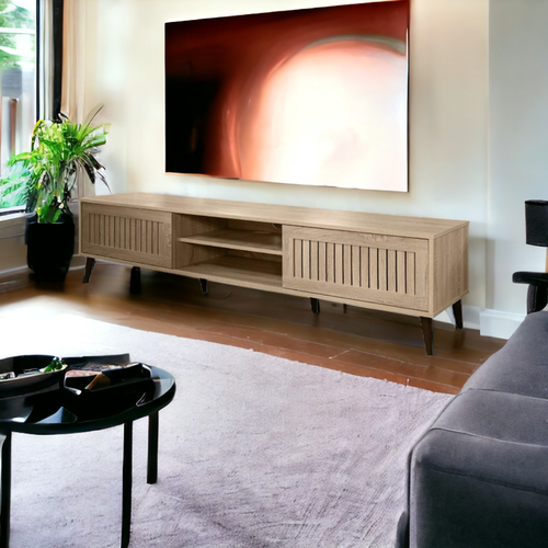 وحدة تلفزيون بنى فاتح 180×40×44.5سم