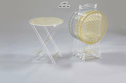 طقم شنطه اكرليك ذهبي